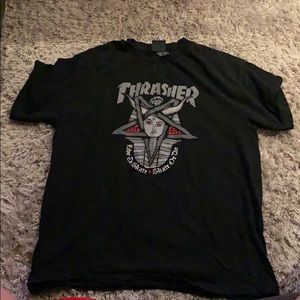 (UNISEX LRG)THRASHER TEE